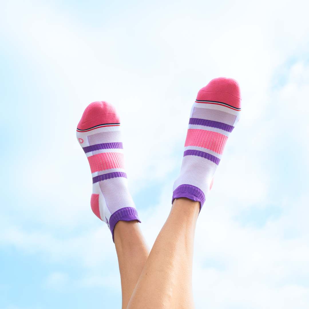 Chaussettes Running Femme - Violet, Rose & Lila
