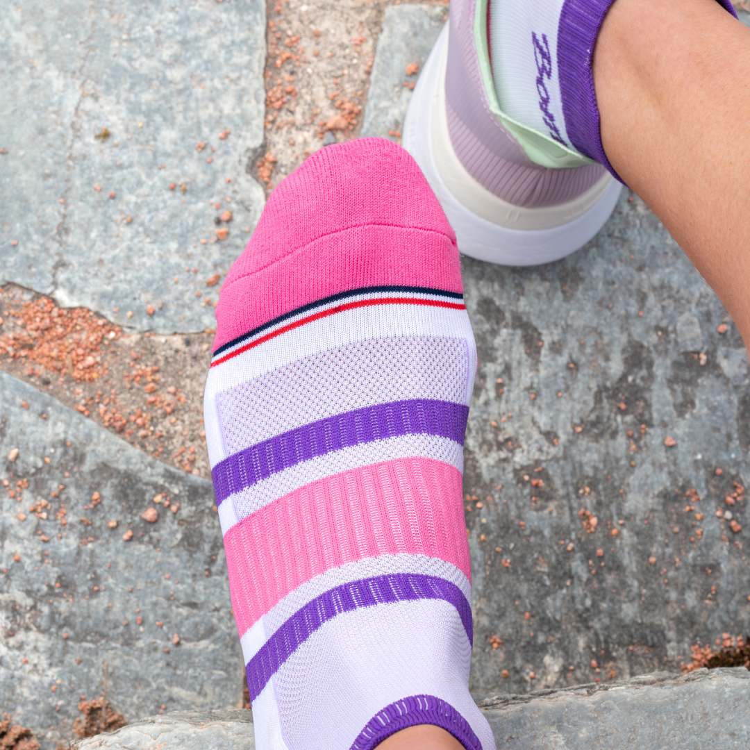 Chaussettes Running Femme - Violet, Rose & Lila