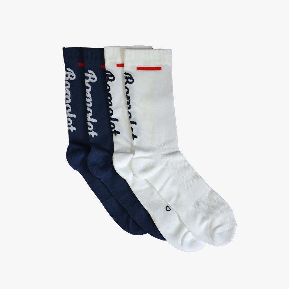 Duo de chaussettes hautes de running - élégant