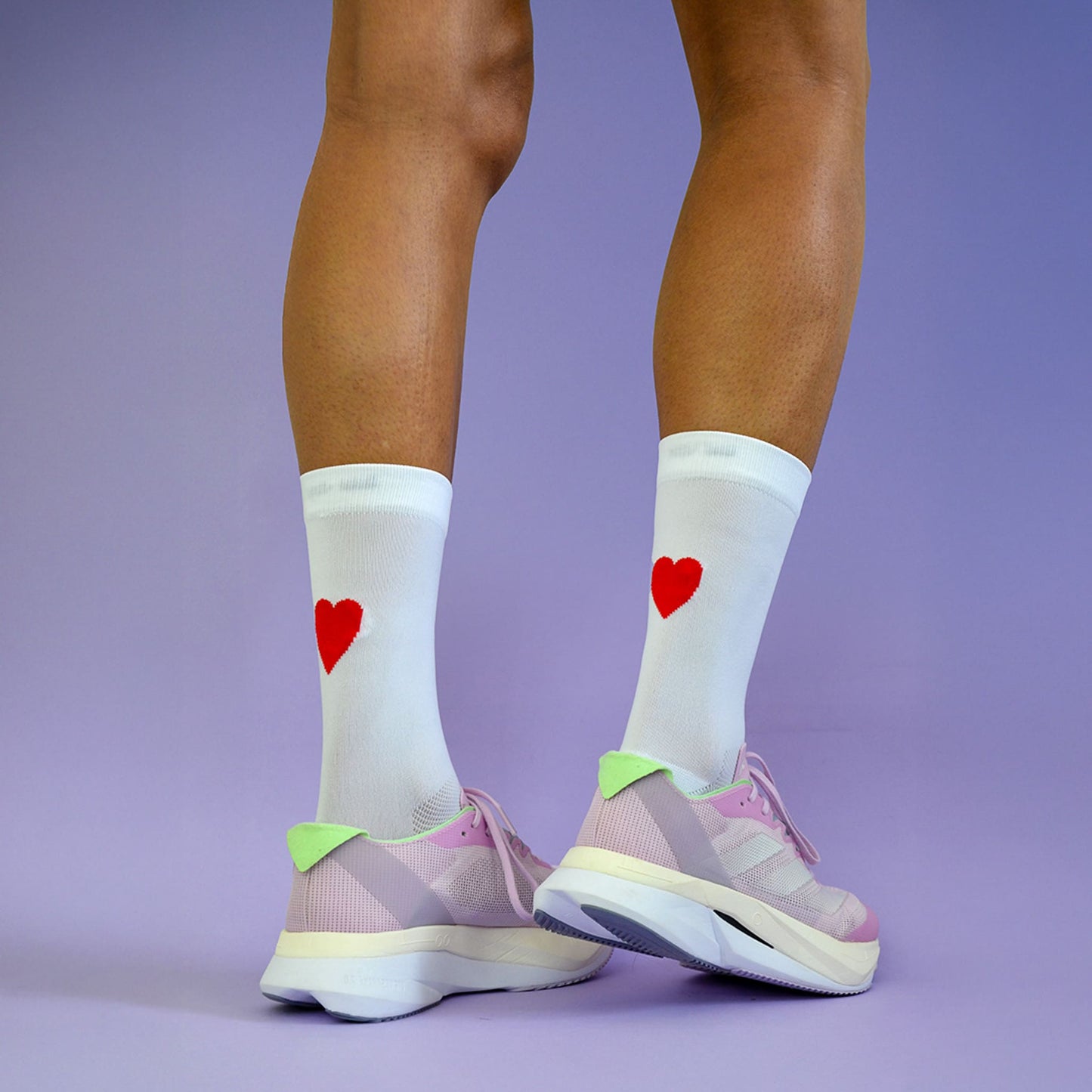 Trio Chaussettes : Coeur + Fleur Framboise + Coeur Marine