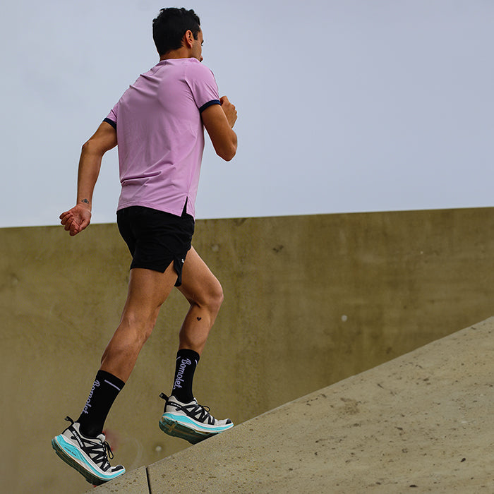 Chaussettes Running Hautes - La Hipster Noir