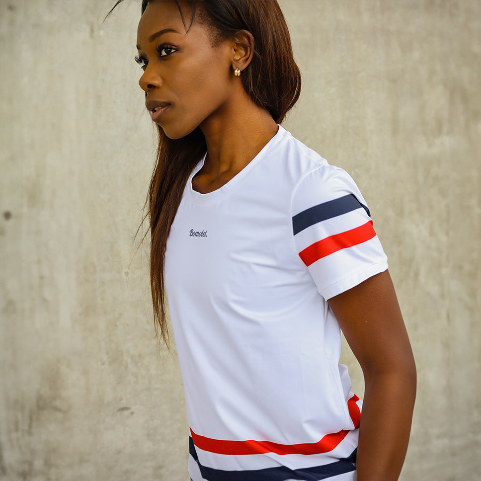 T-shirt Running Français - bleu blanc rouge – Bomolet