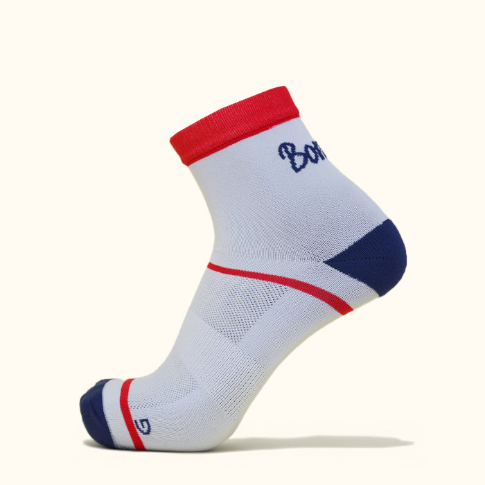 Chaussettes Running Bleu Blanc Rouge - La patriote