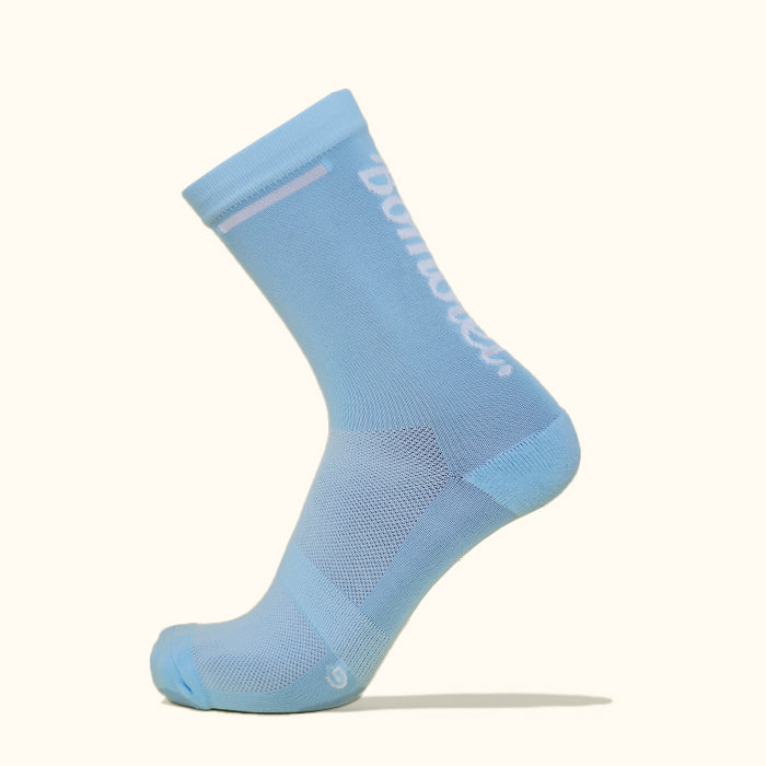 Chaussettes Running Hautes Unisexe - La Hipster Ciel