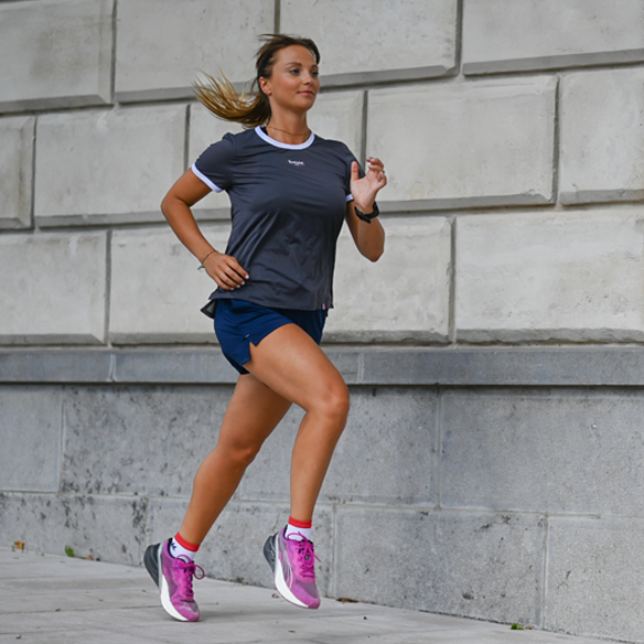 T-shirt Running Français - Le Réglo Blanc - Femme