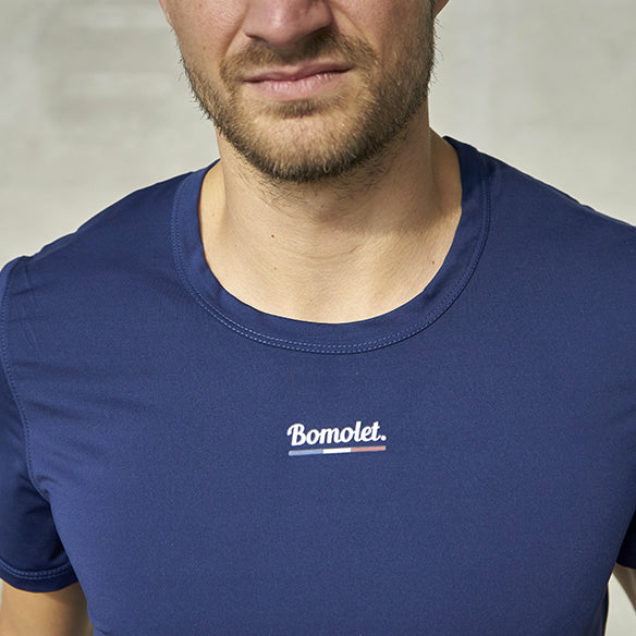 T-shirt Running Homme - L'Endurant Bleu