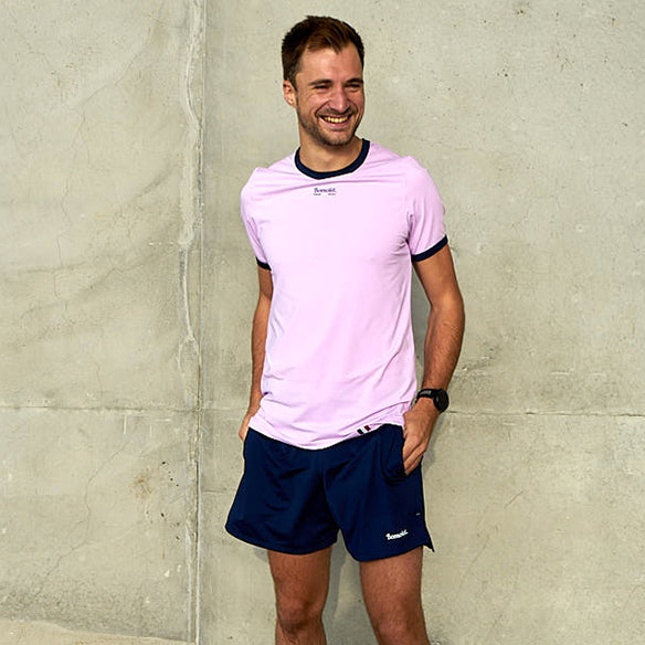 T-shirt Running Homme - L'Endurant Rose