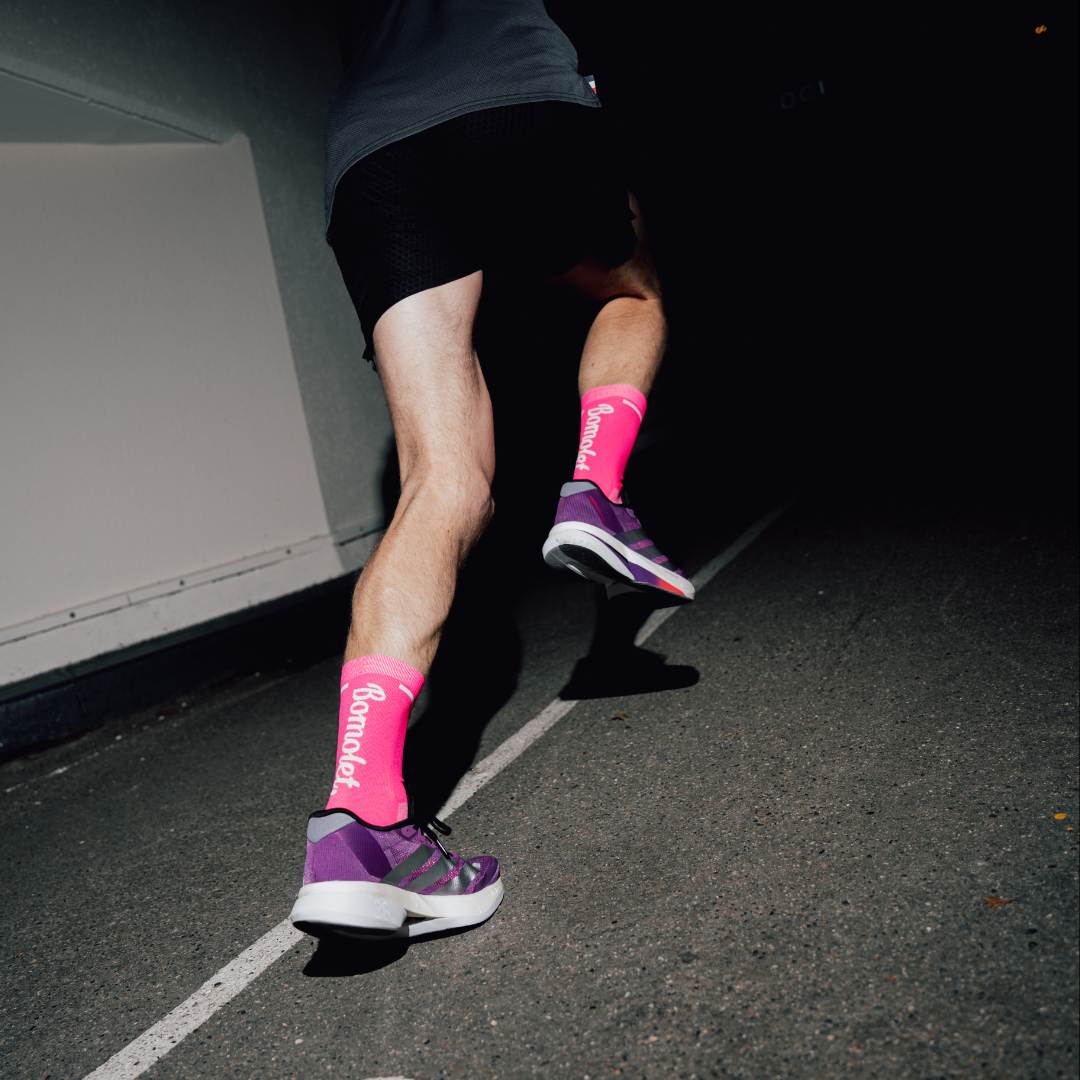 Chaussettes Running Rose Fluo - Run Safe