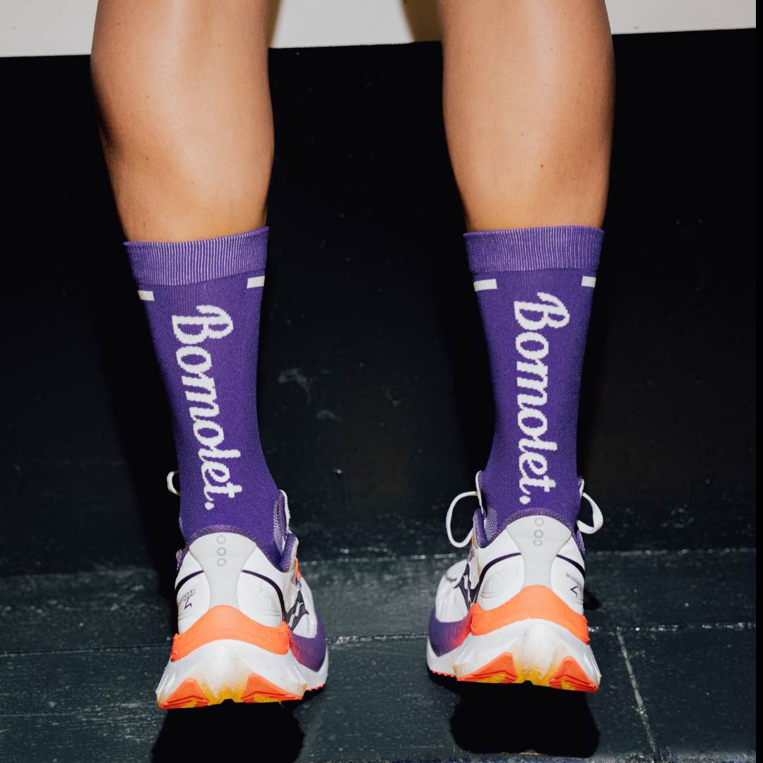 Chaussettes Running Violet- Run Safe