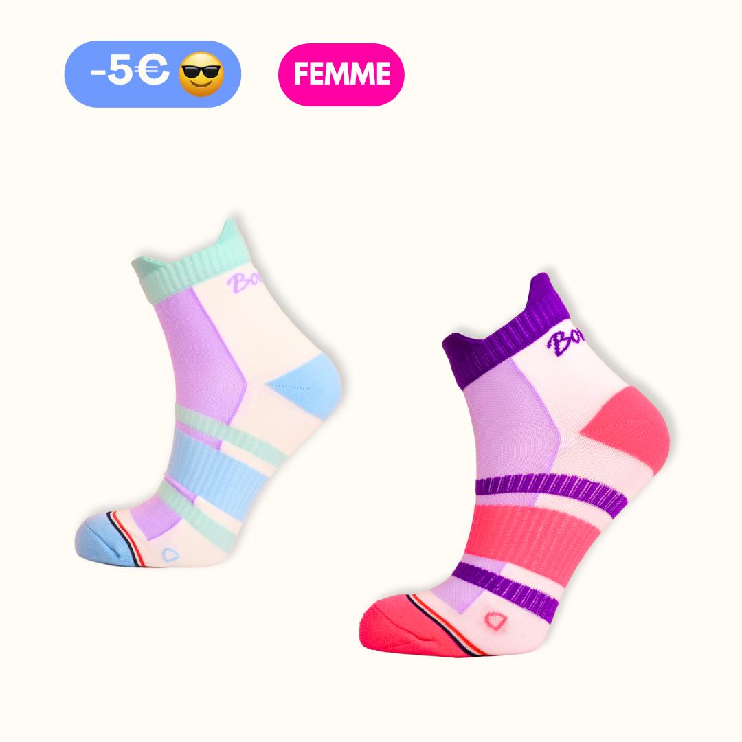 Duo Chaussettes Running Femme