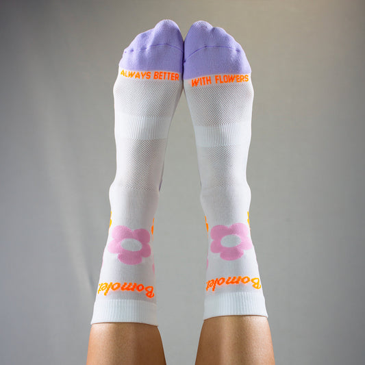 Chaussettes Running - Bouquet de Fleurs