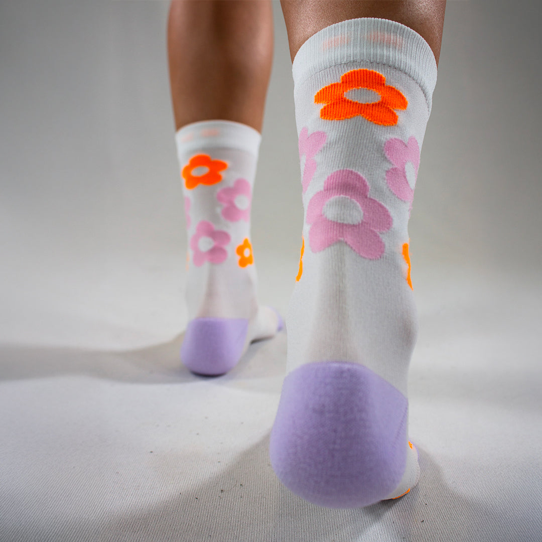 Chaussettes Running - Bouquet de Fleurs