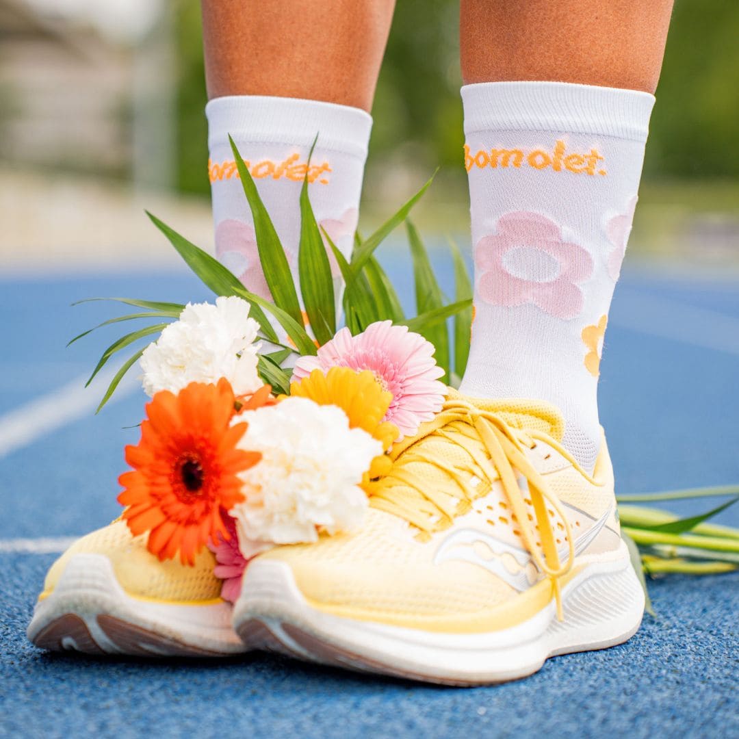 Chaussettes Running - Bouquet de Fleurs