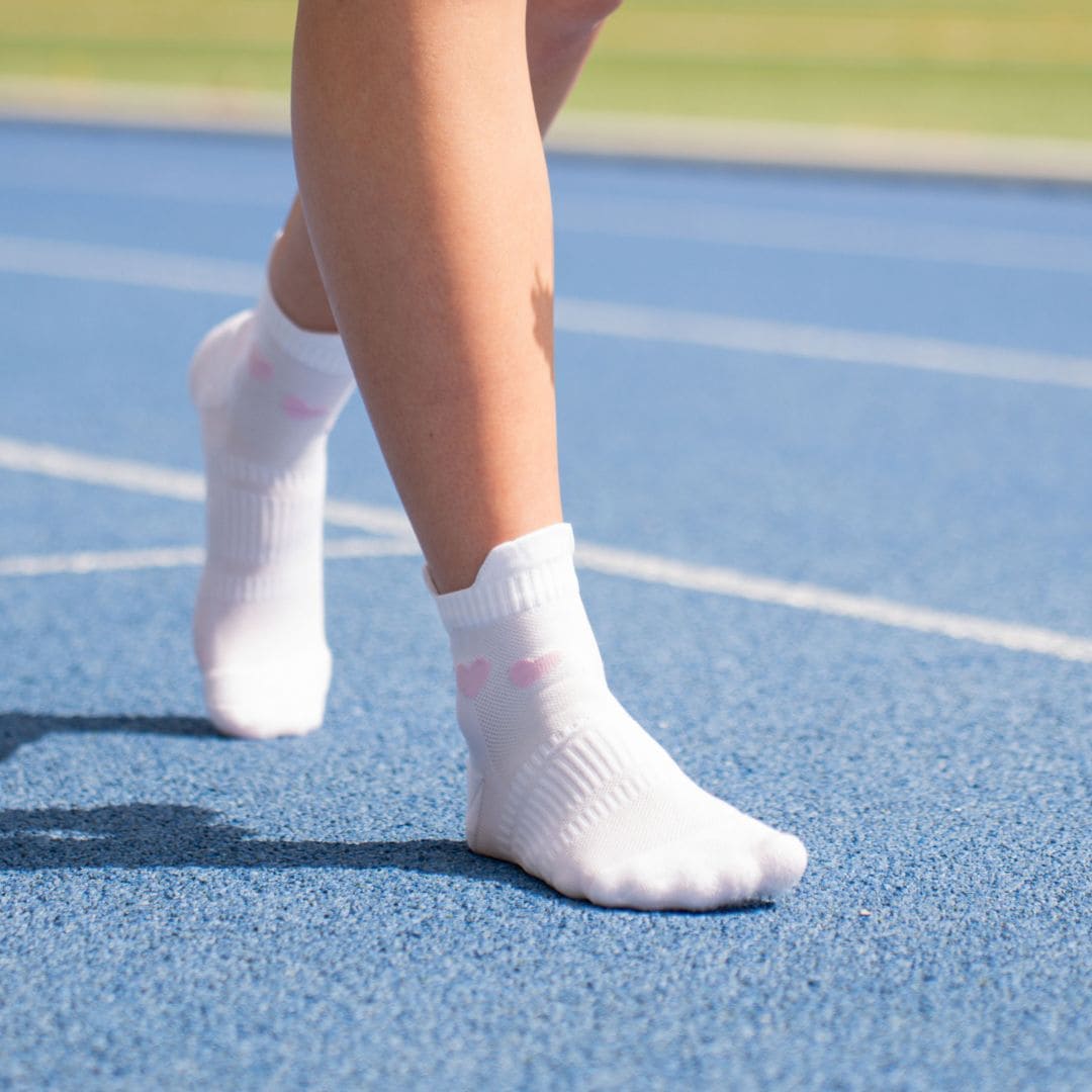 Chaussettes Running Femme Coeurs