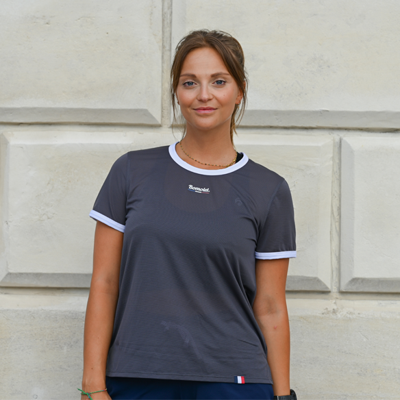 T-shirt Running Français - Le Réglo Blanc - Femme