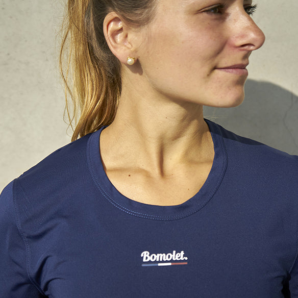 T-shirt Running Femme - L'Endurant Bleu