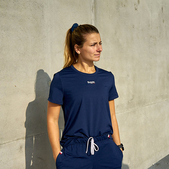 T-shirt Running Femme - L'Endurant Bleu