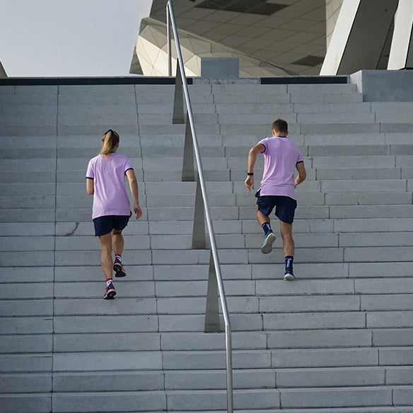 T-shirt Running Homme - L'Endurant Rose